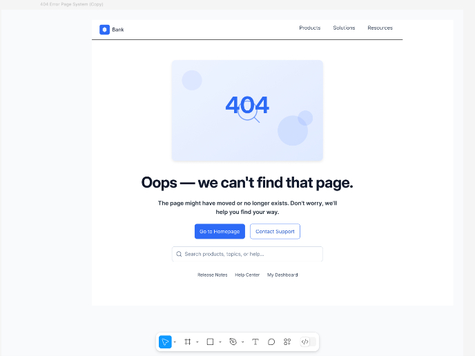 Design a Professional 404 Page