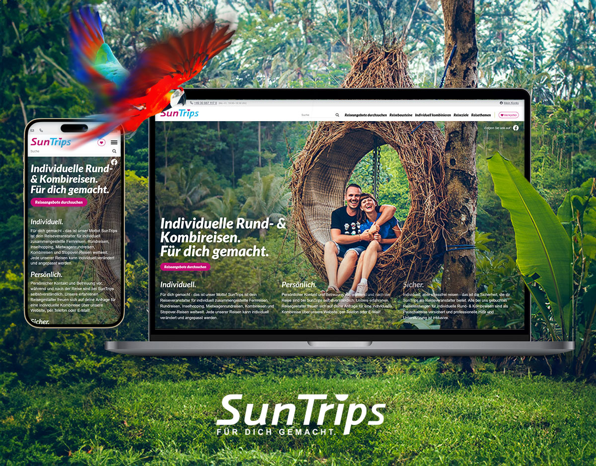 SunTrips - Website Redesign