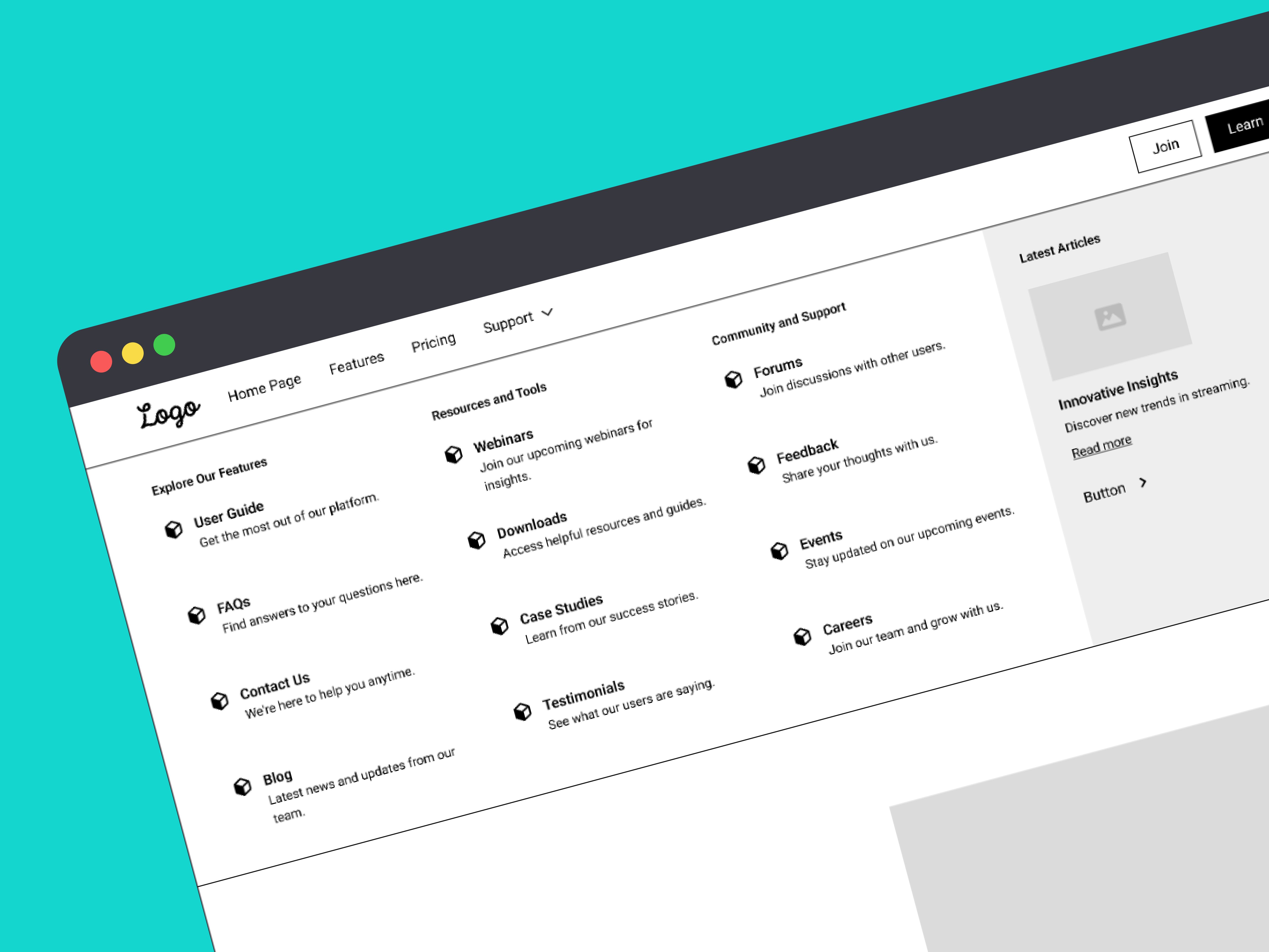 Wireframing for Video Streaming Service 1