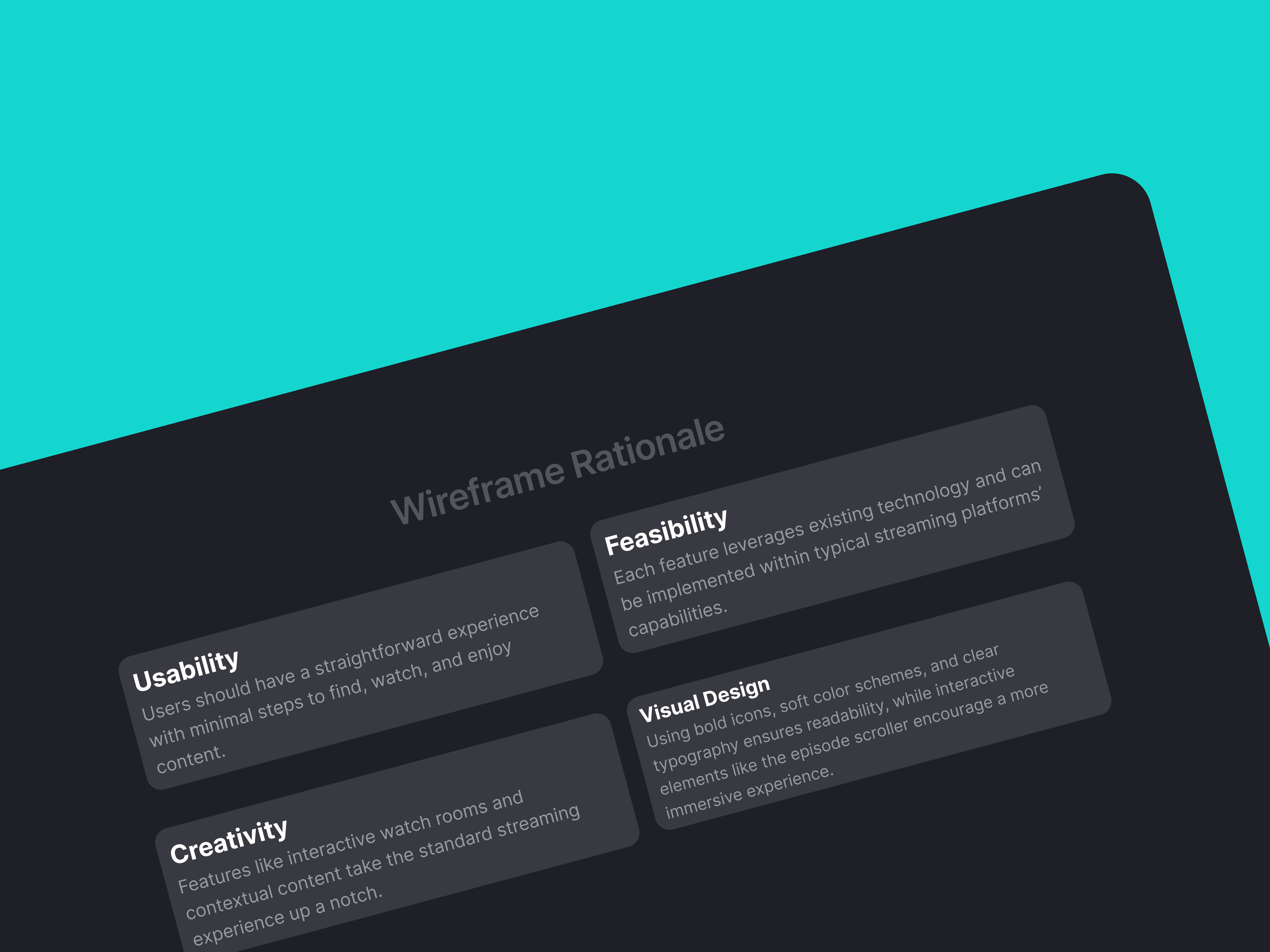 Wireframing for Video Streaming Service 7