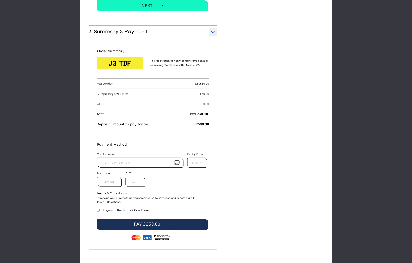 Reg247 Checkout Page 3