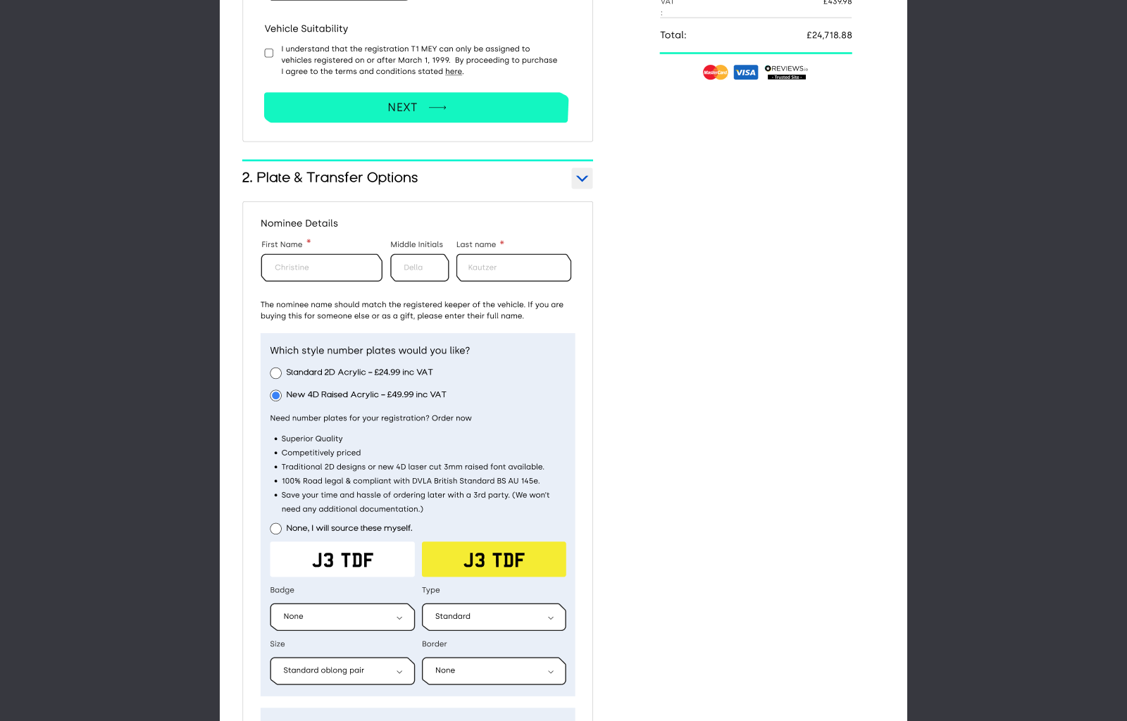 Reg247 Checkout Page 2