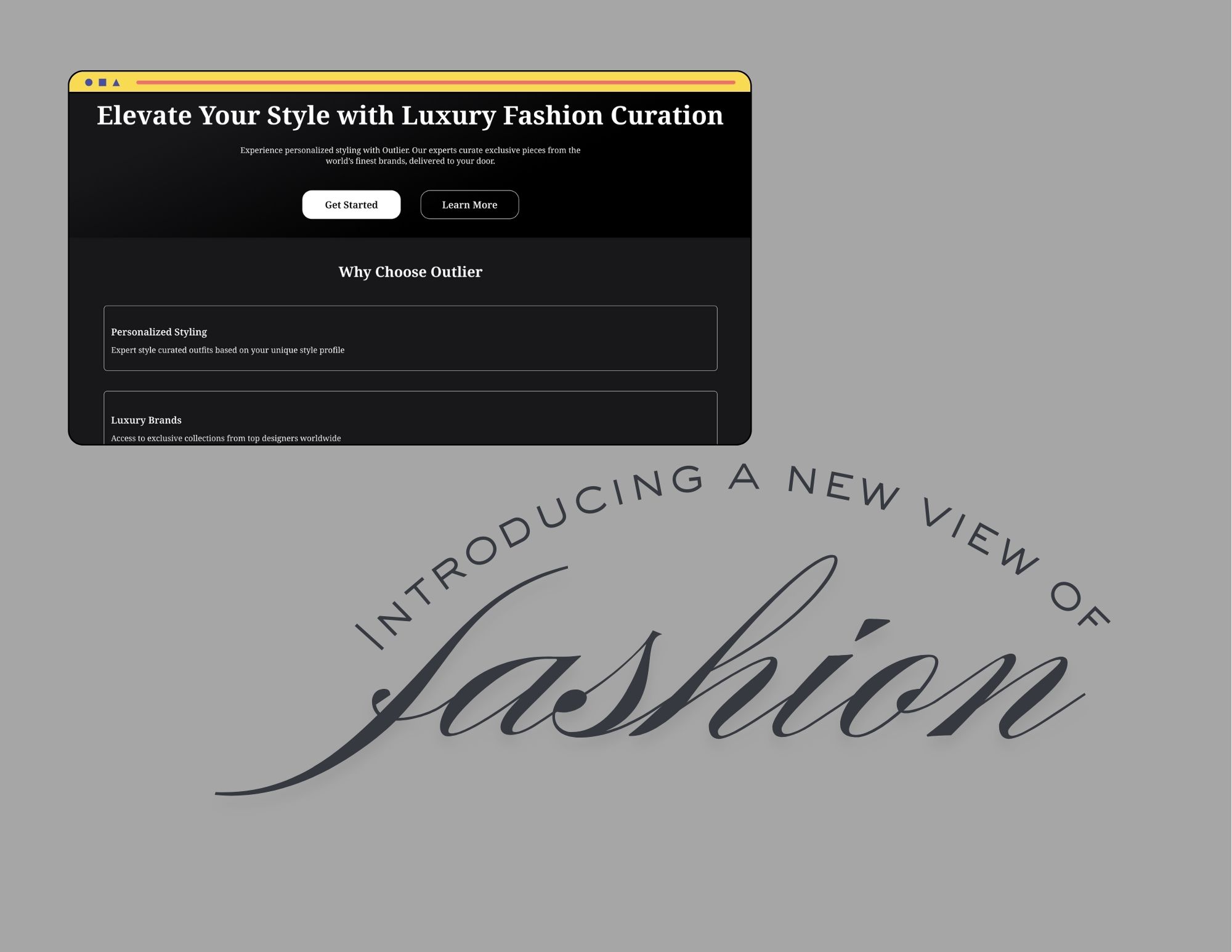 Outlier Landing Page