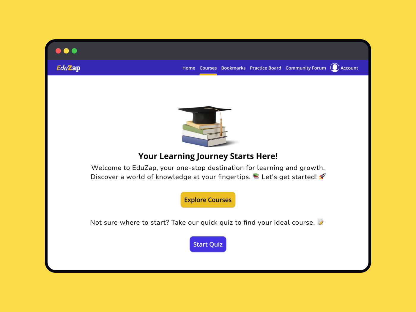 EduZap - Empty States UI Design 2