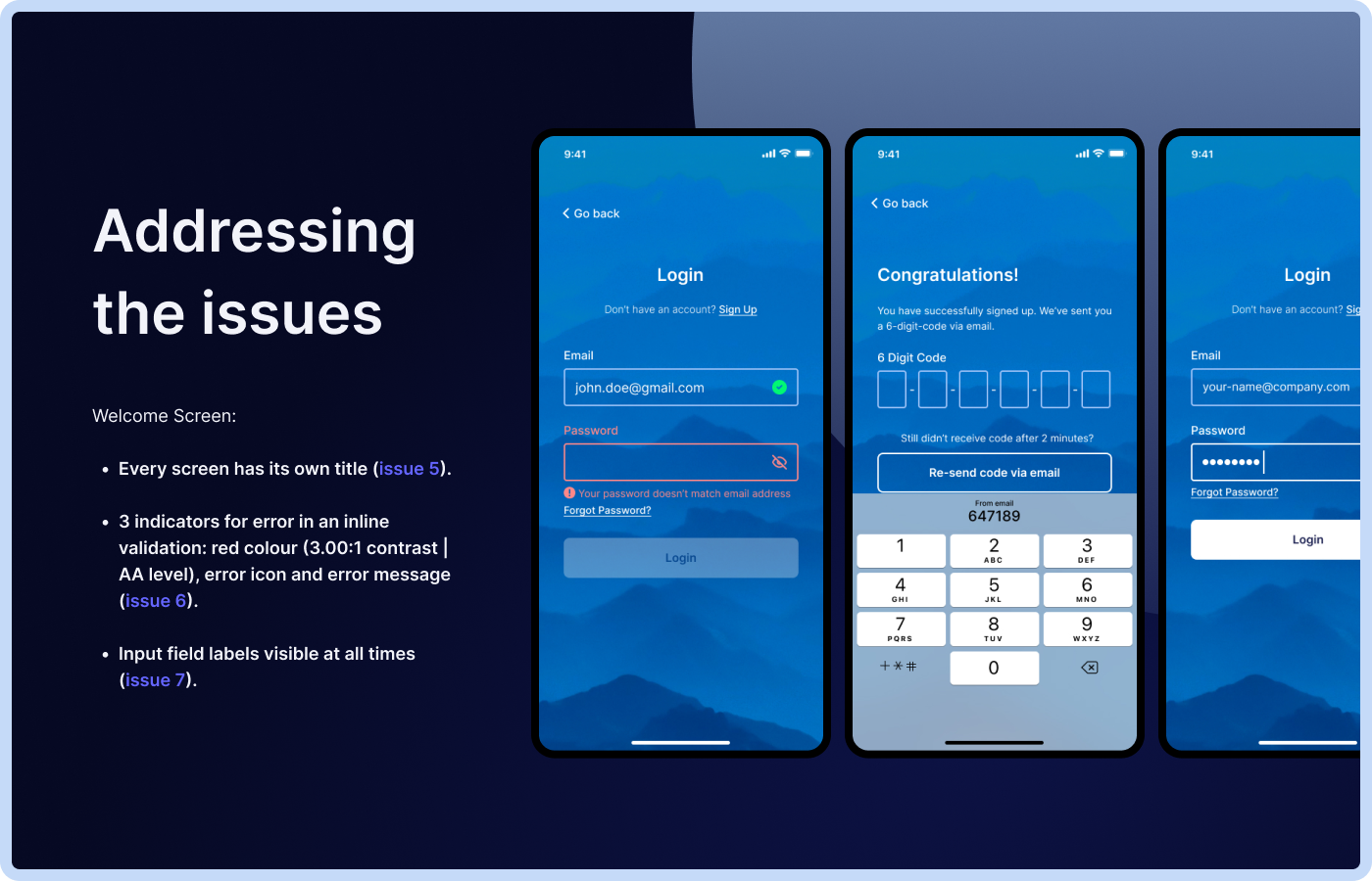 Accessible Signup Form for SaaS Platform 5