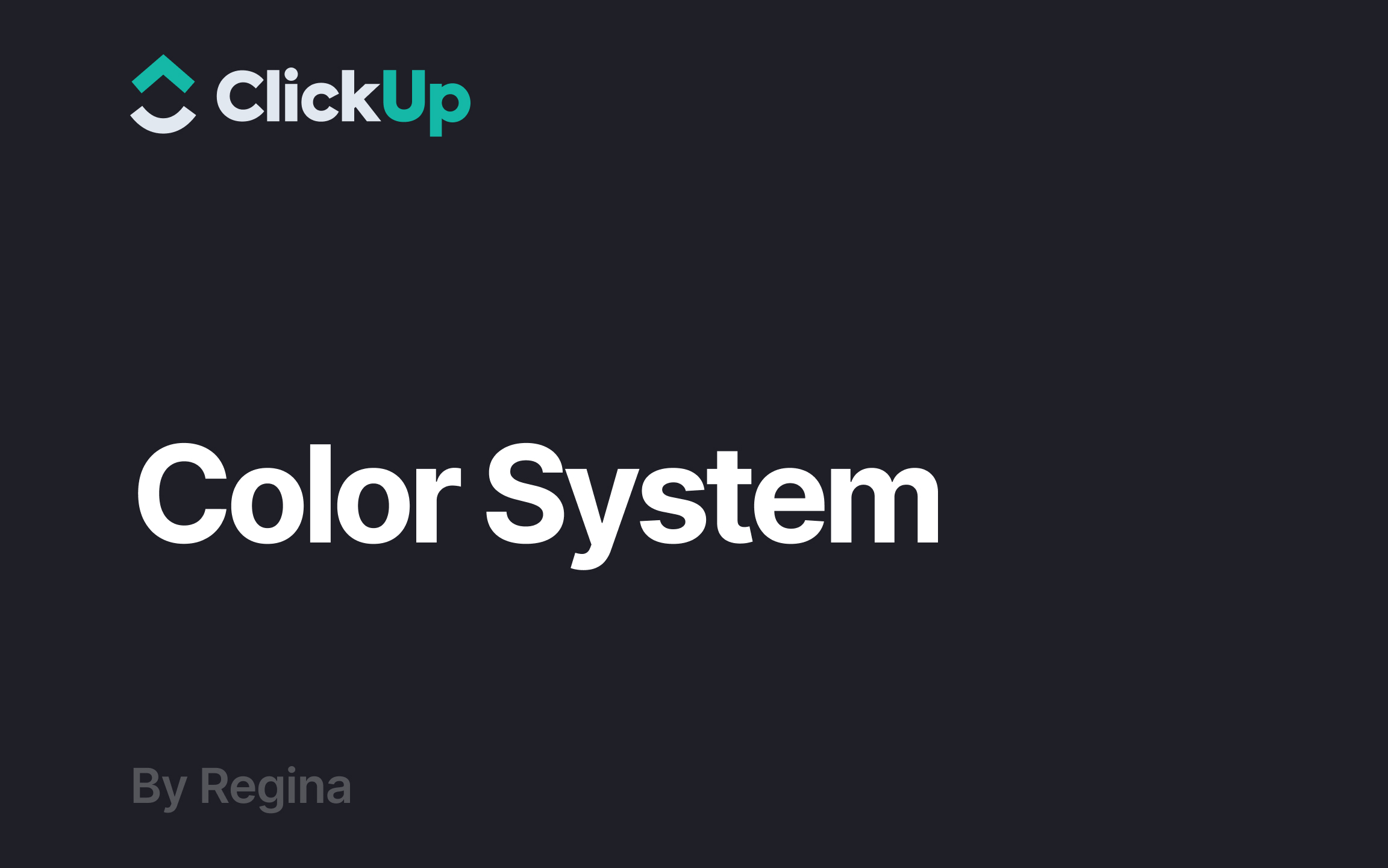 ClickUp Color System Redesign