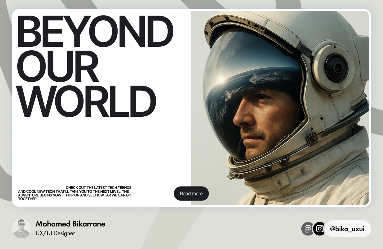 Header Explanation: "Beyond Our World"
