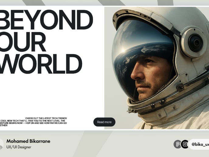 Header Explanation: "Beyond Our World"