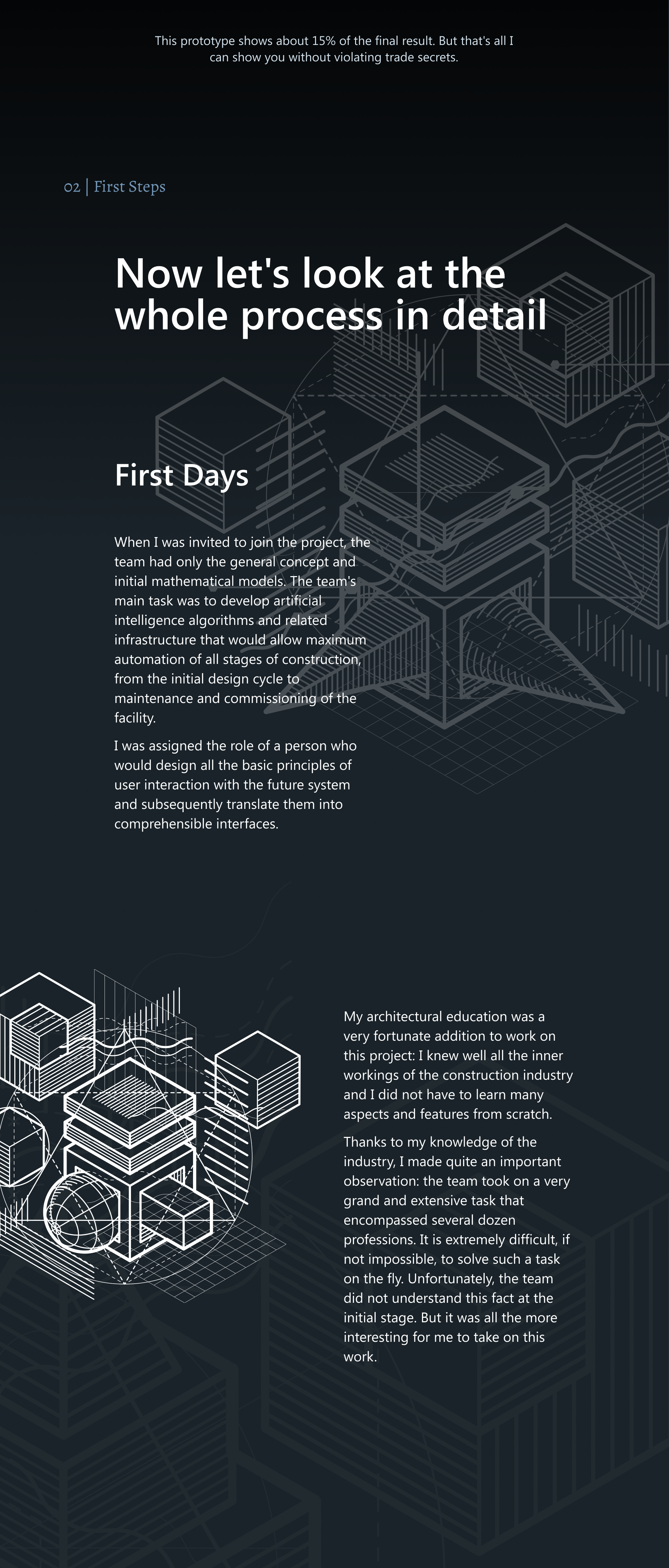 Full-cycle UX design for architectural design and construction service 4