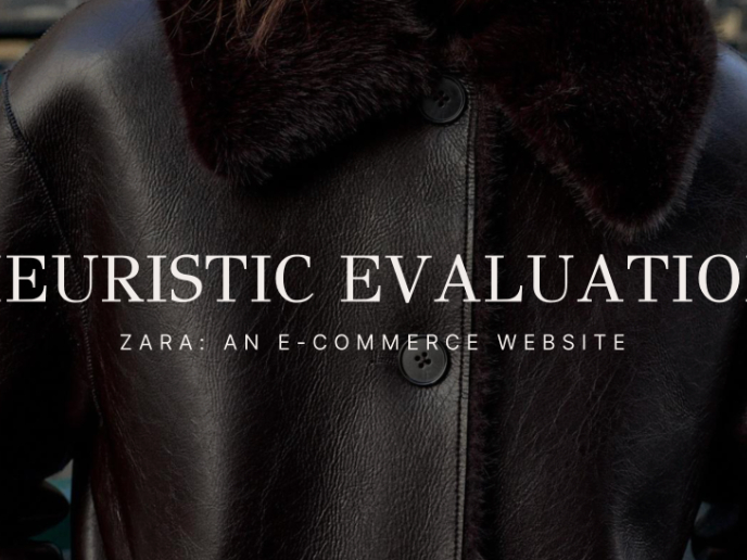Heuristic Evaluation: Zara