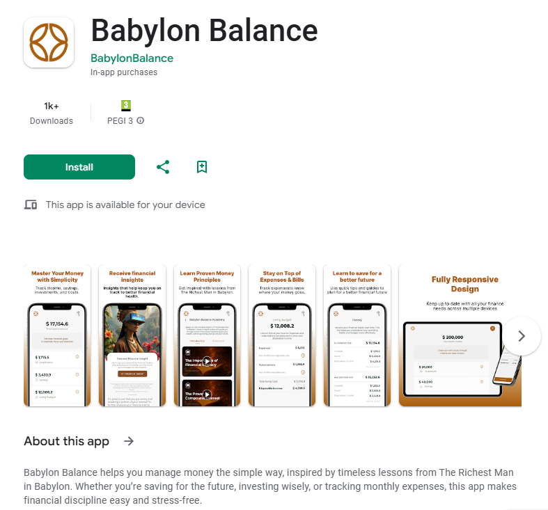 Babylon Balance - Designing Financial Clarity Through Constraint 7