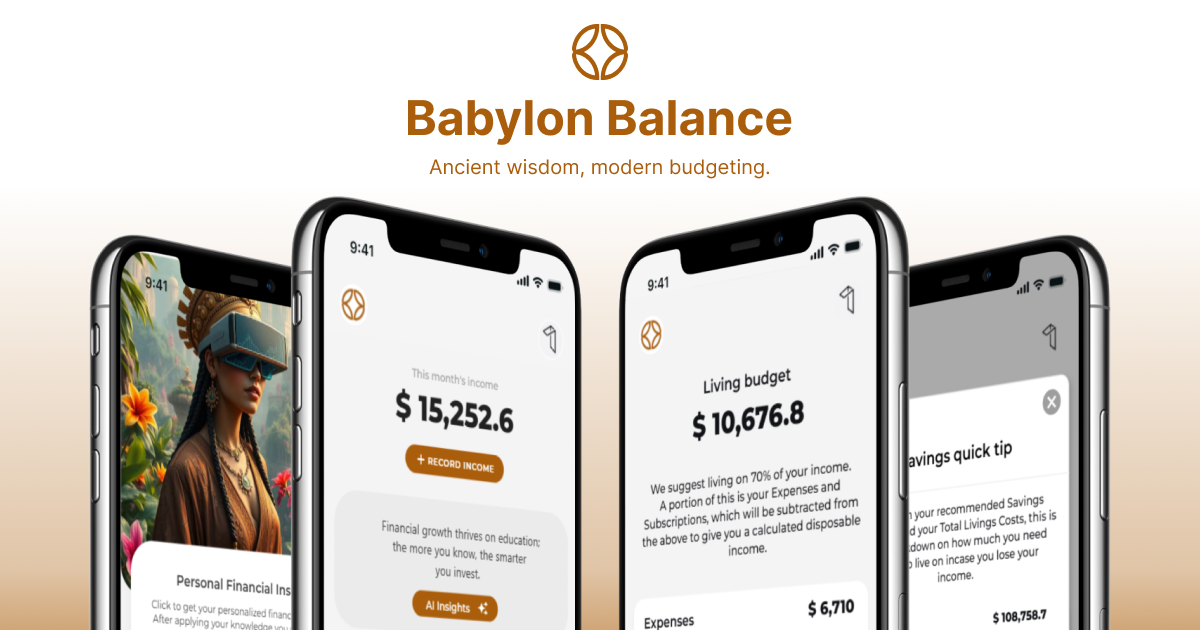 Babylon Balance - Designing Financial Clarity Through Constraint 1