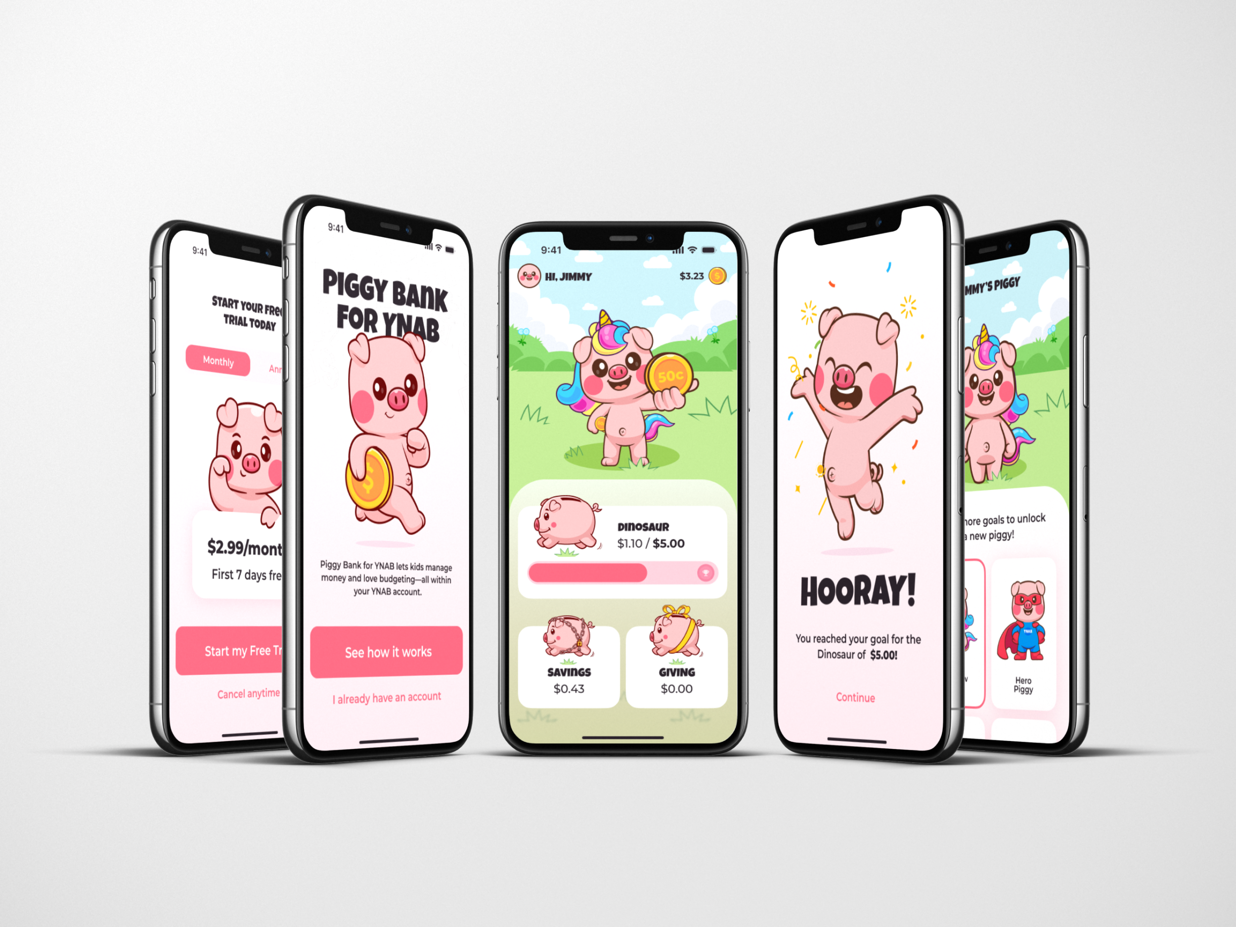 Financial Accessibility for kids with Piggy for YNAB 10