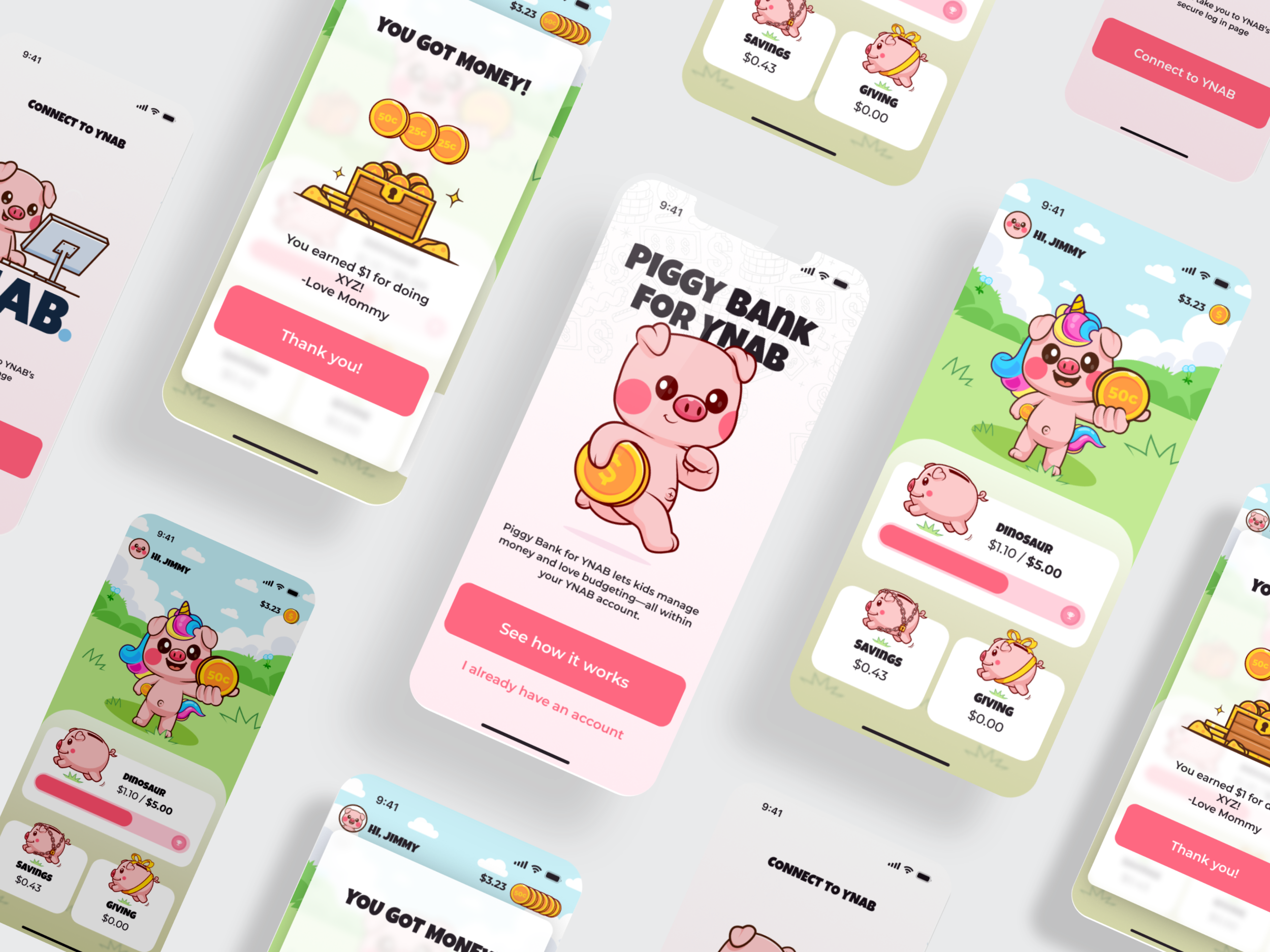 Financial Accessibility for kids with Piggy for YNAB 1