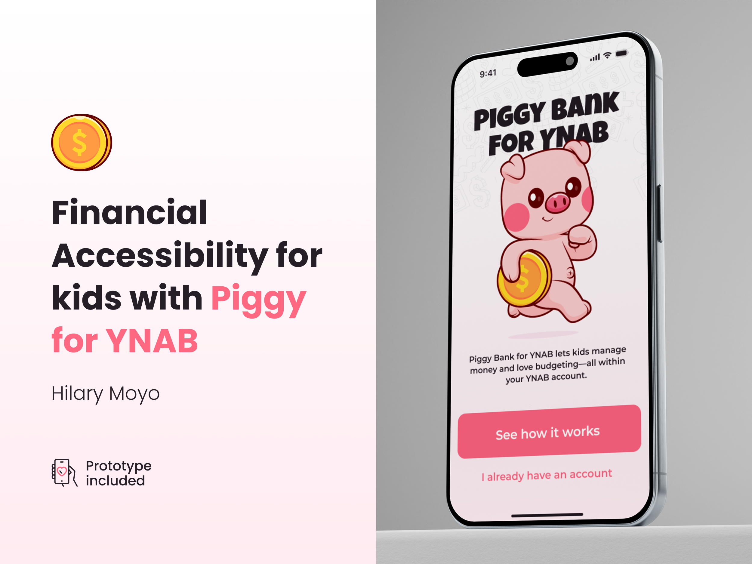 Financial Accessibility for kids with Piggy for YNAB