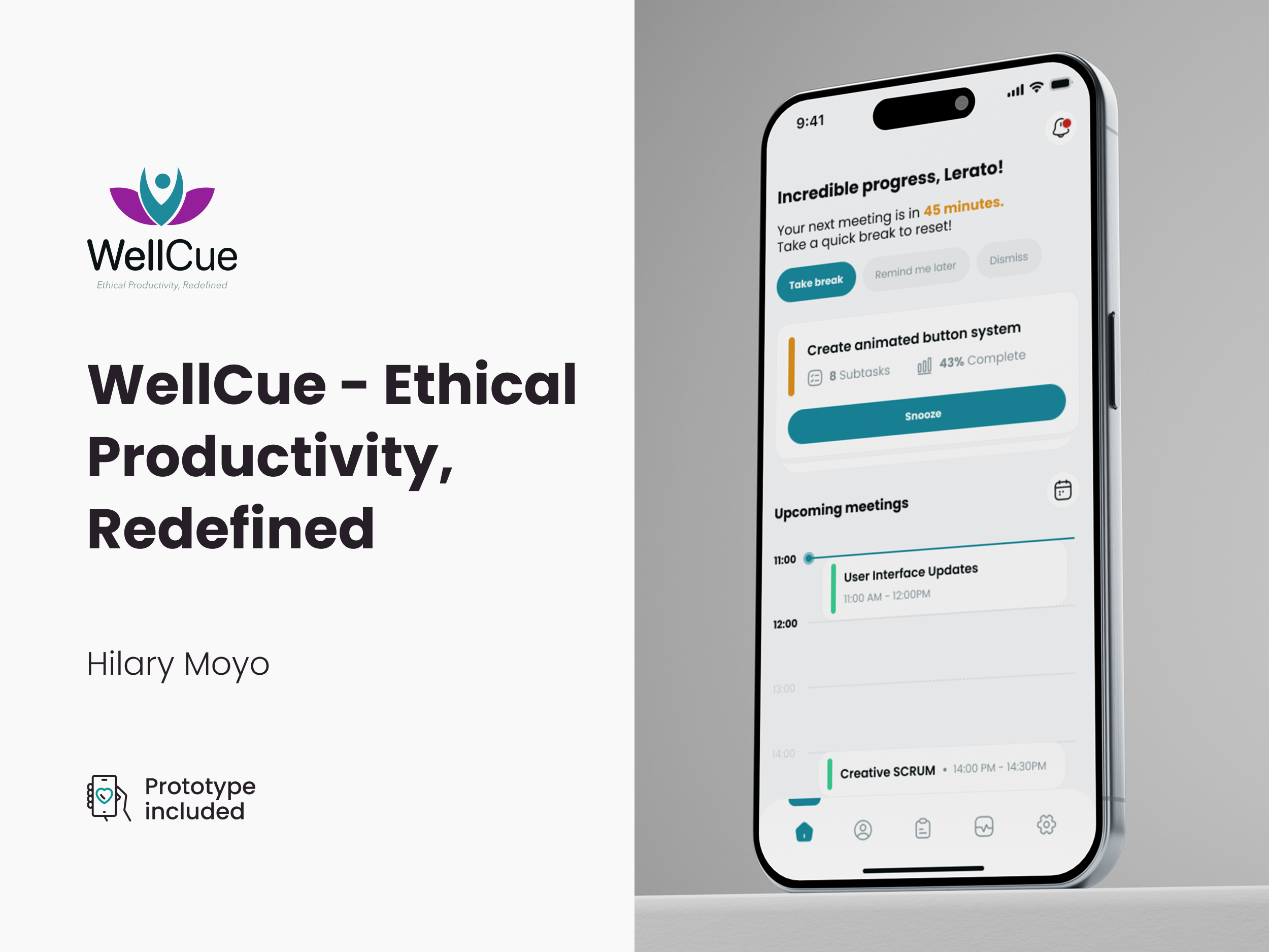 WellCue* – Ethical Productivity, Redefined