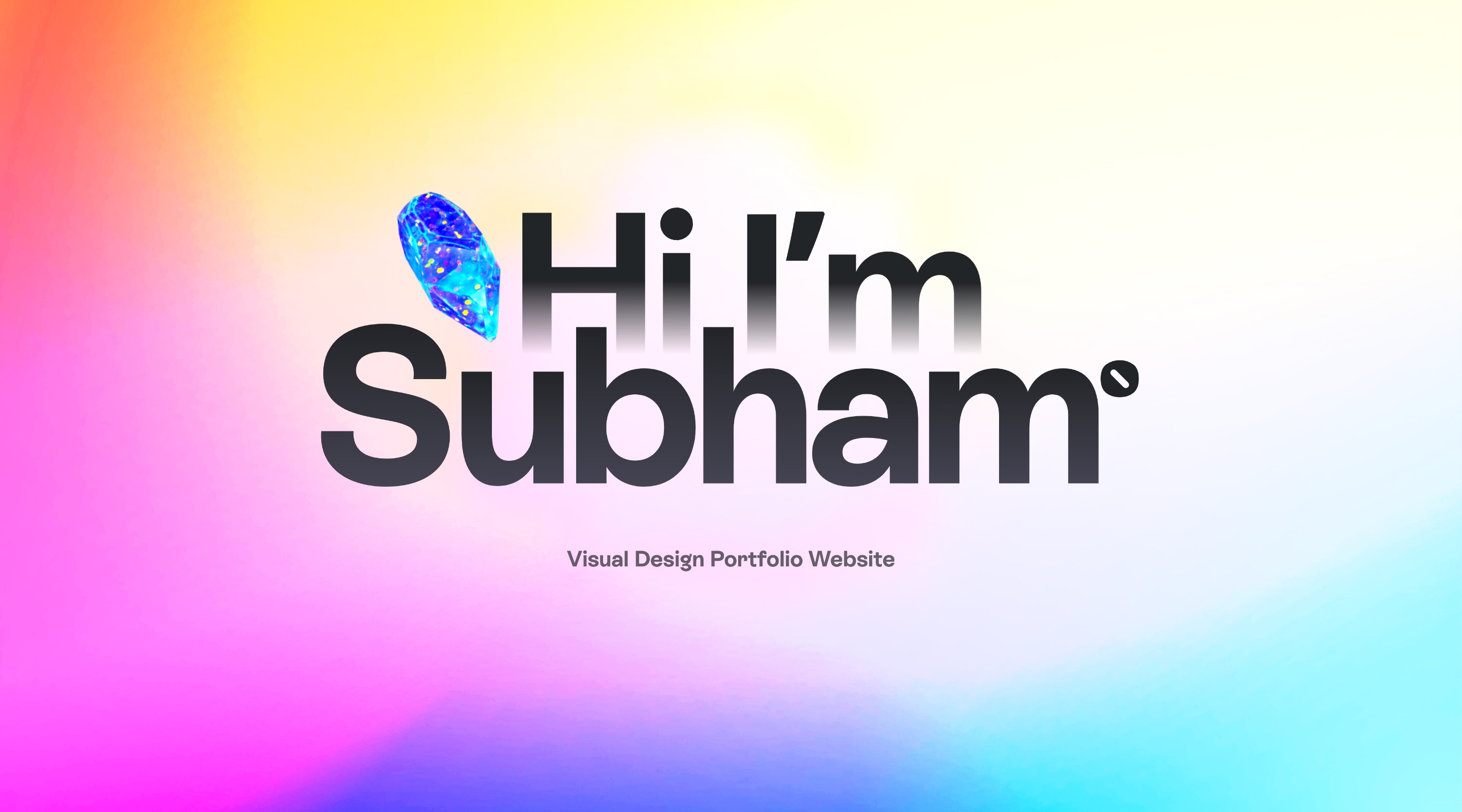 Visual Design Portfolio Website