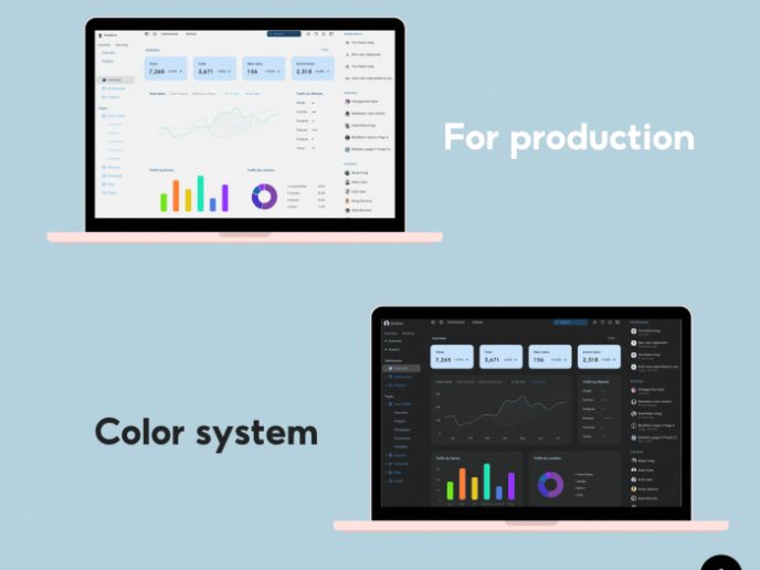Color system with the dasboard