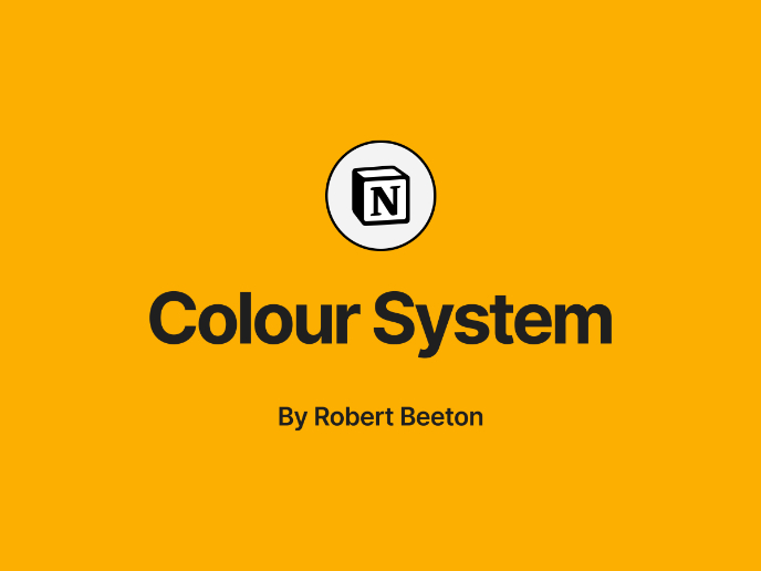 Colour System for Productivity Tool