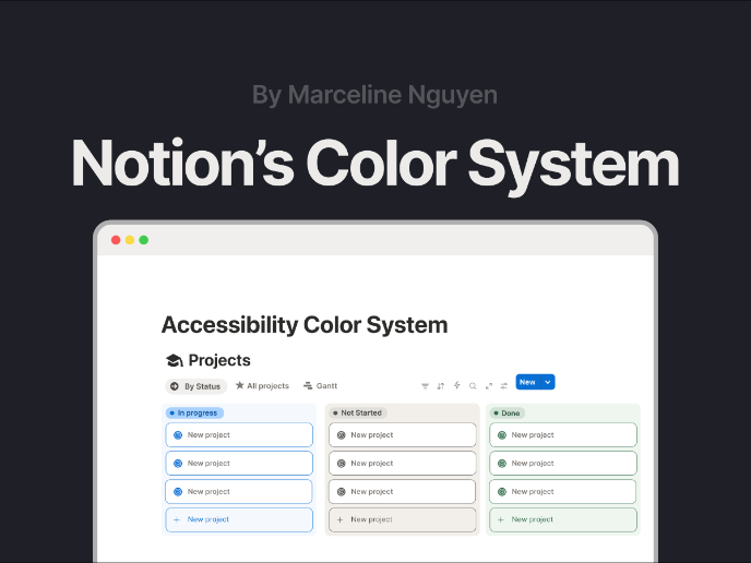 Notion - Accessibility Color System