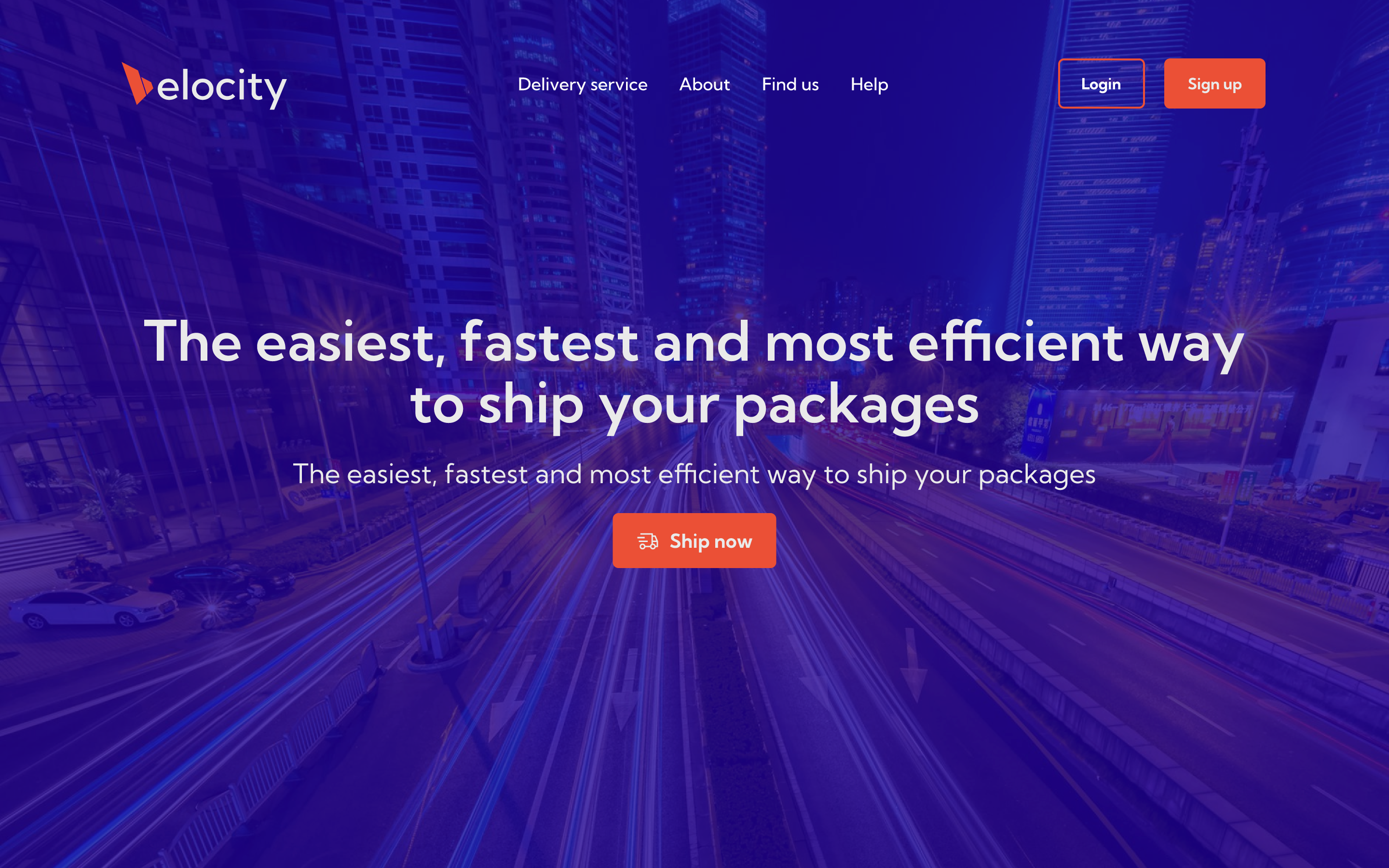 Color palette for fictional package delivery brand 1