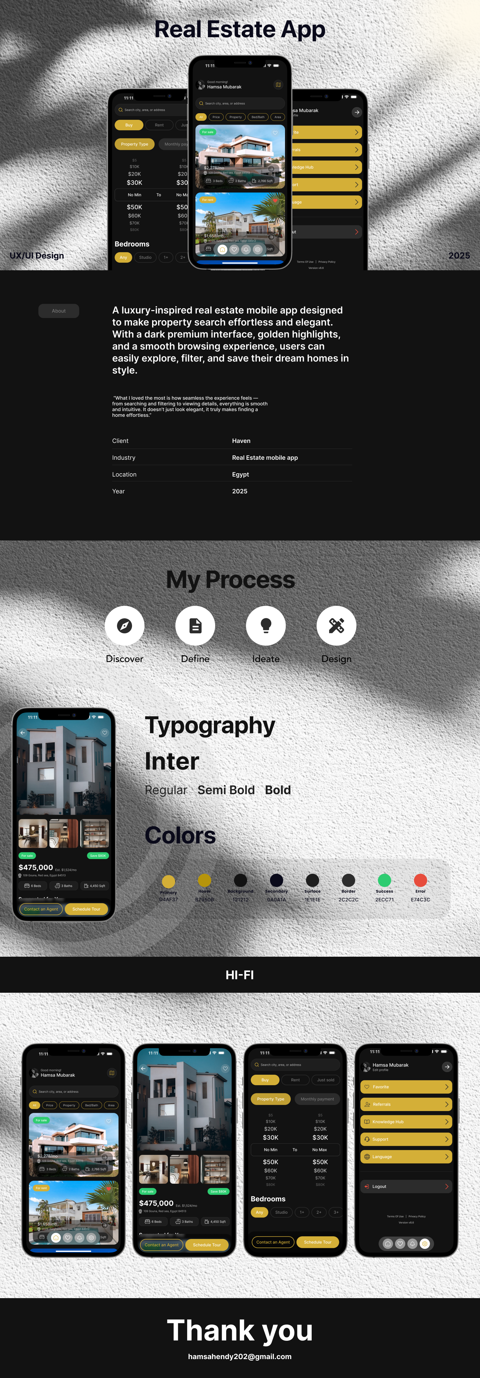 Real Estate - Mobile App