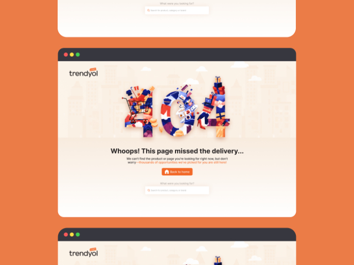 Trendyol - 404 Error Page
