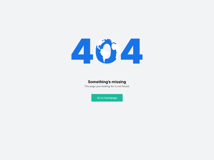 Design a 404 Error Page
