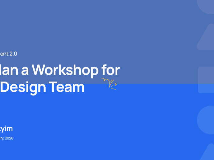 Plan a Workshop for a Design Team
