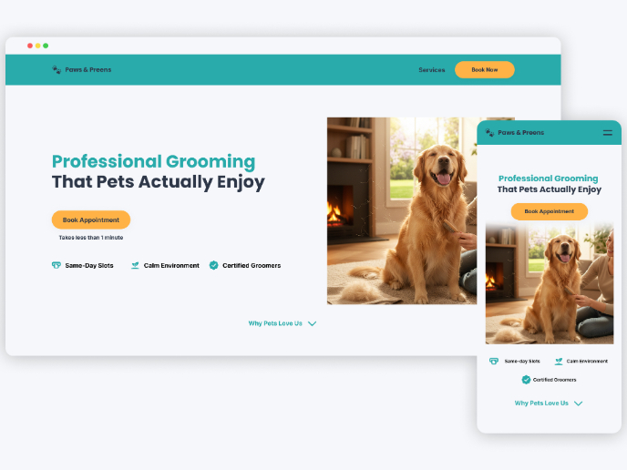 PAWS & PREEN PET SALON