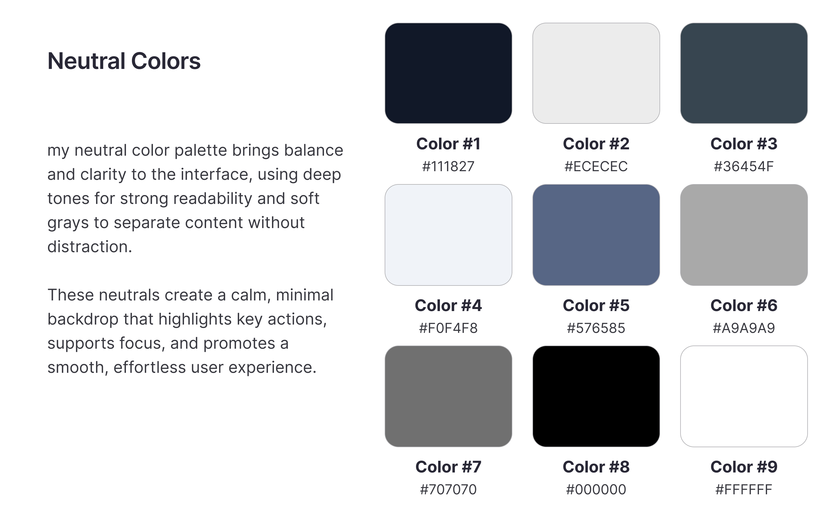 Color System project management 2