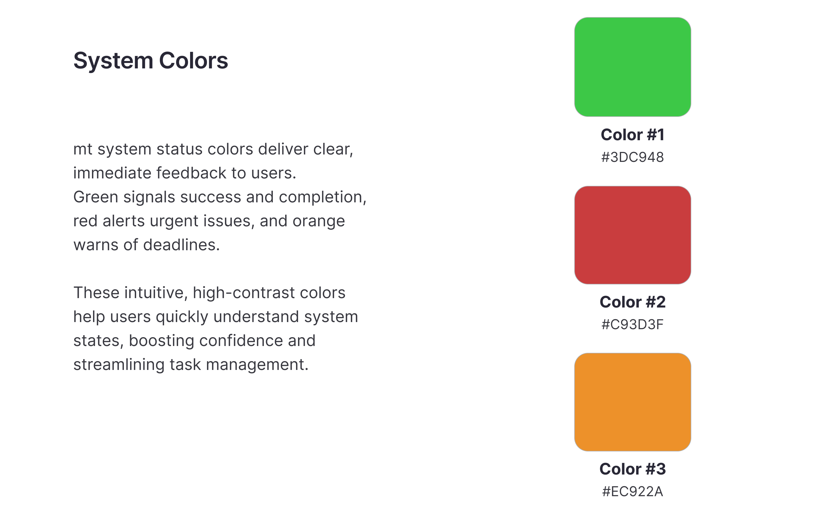 Color System project management 3