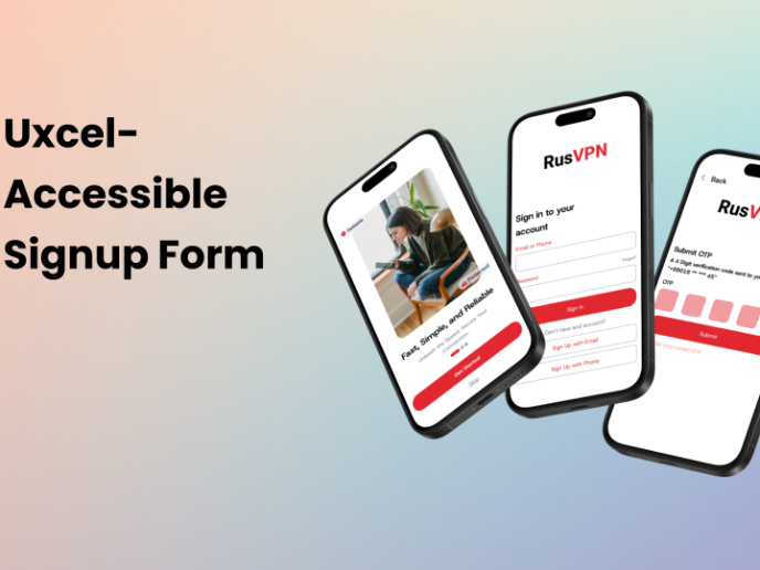 Uxcel- Accessible Signup Form