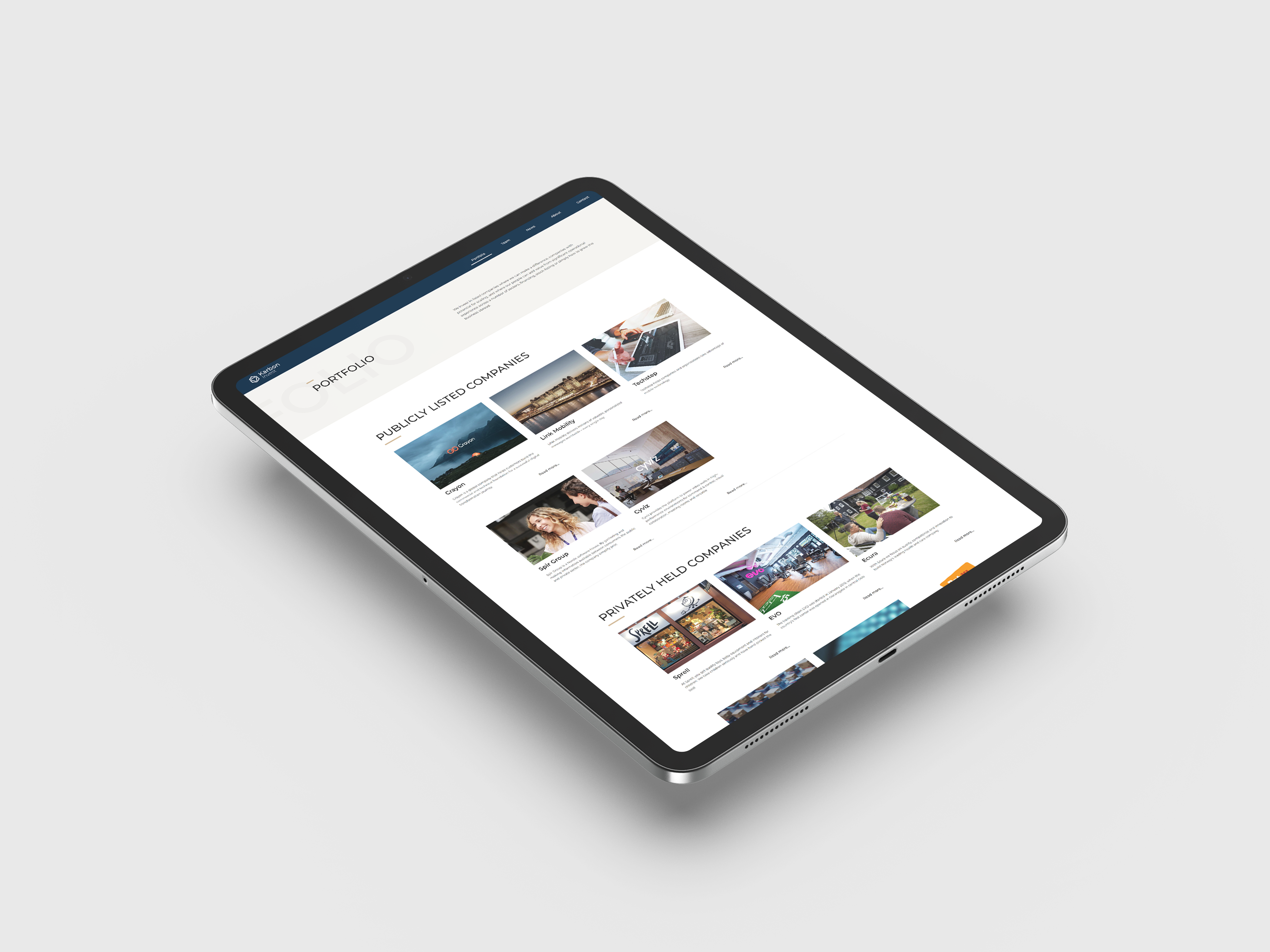 Brand Identity and website for investment Company 1