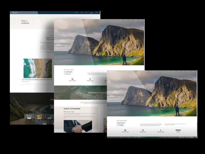 Brand Identity and website for investment Company