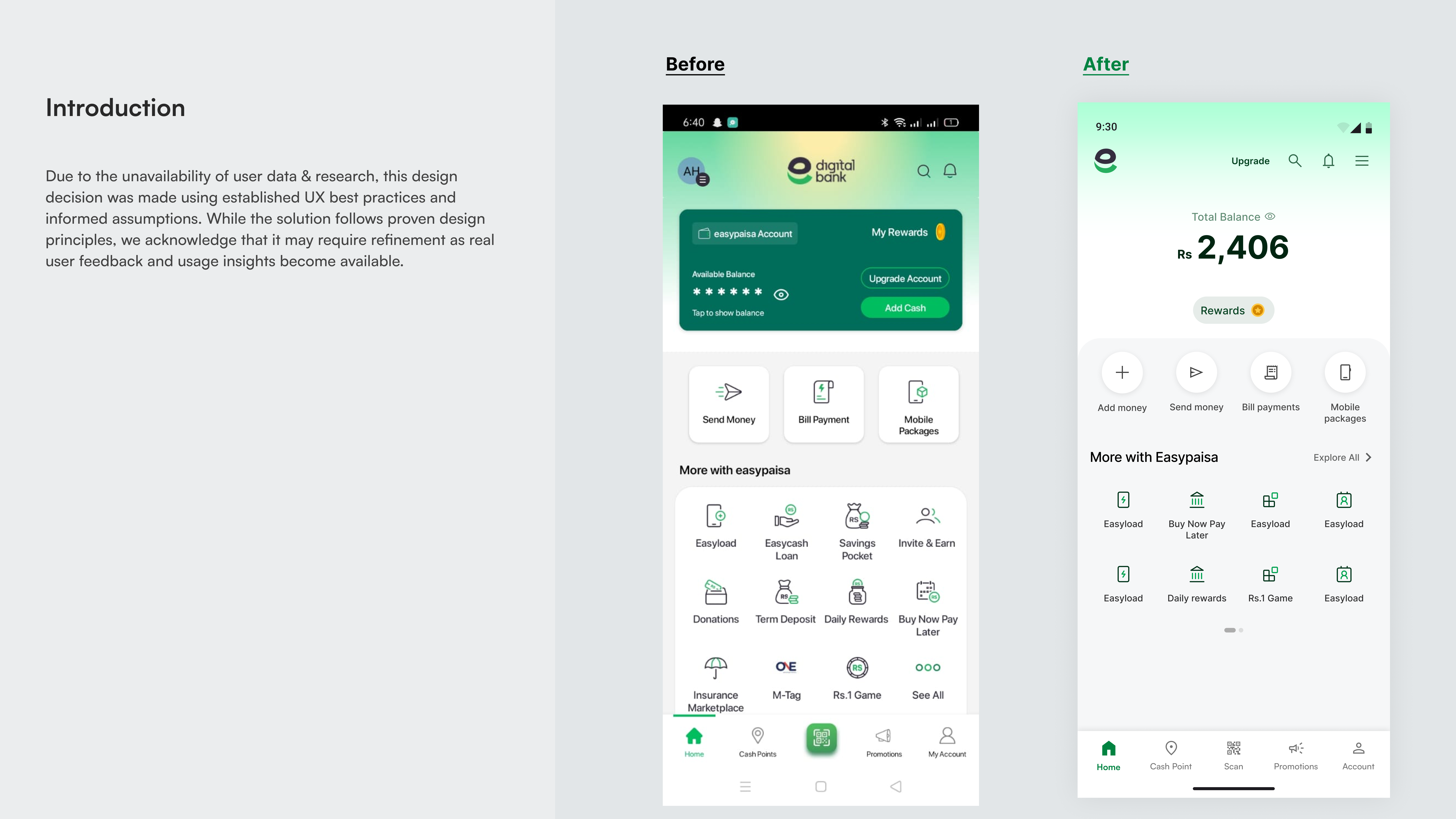 Easypaisa Redesign Homepage