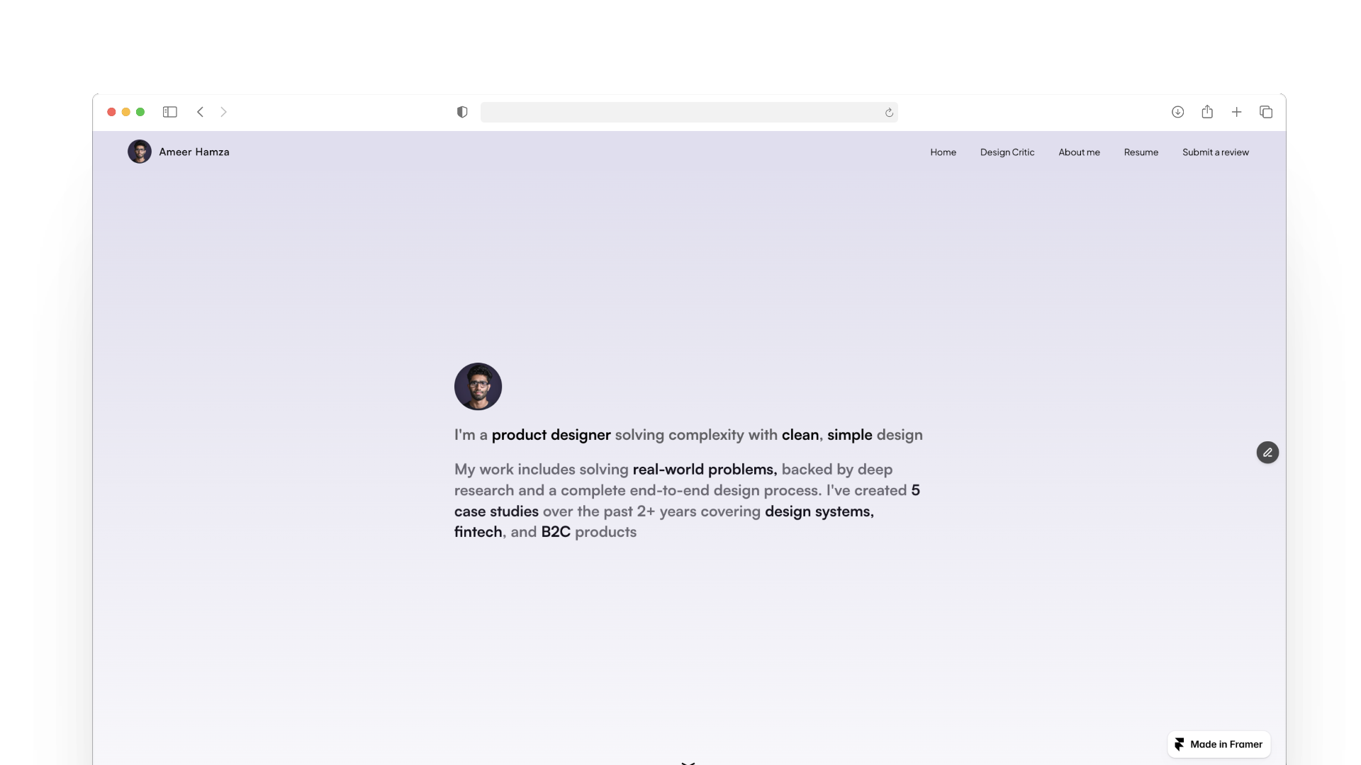 My Portfolio website