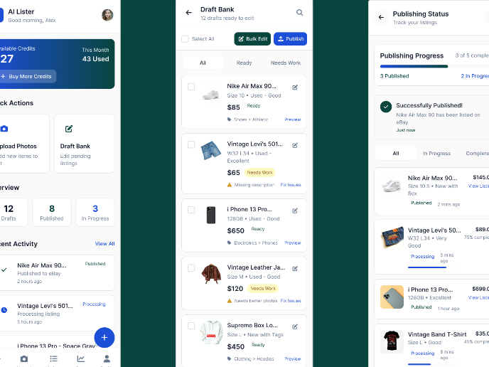 Case Study: Designing AI Lister in UX Pilot