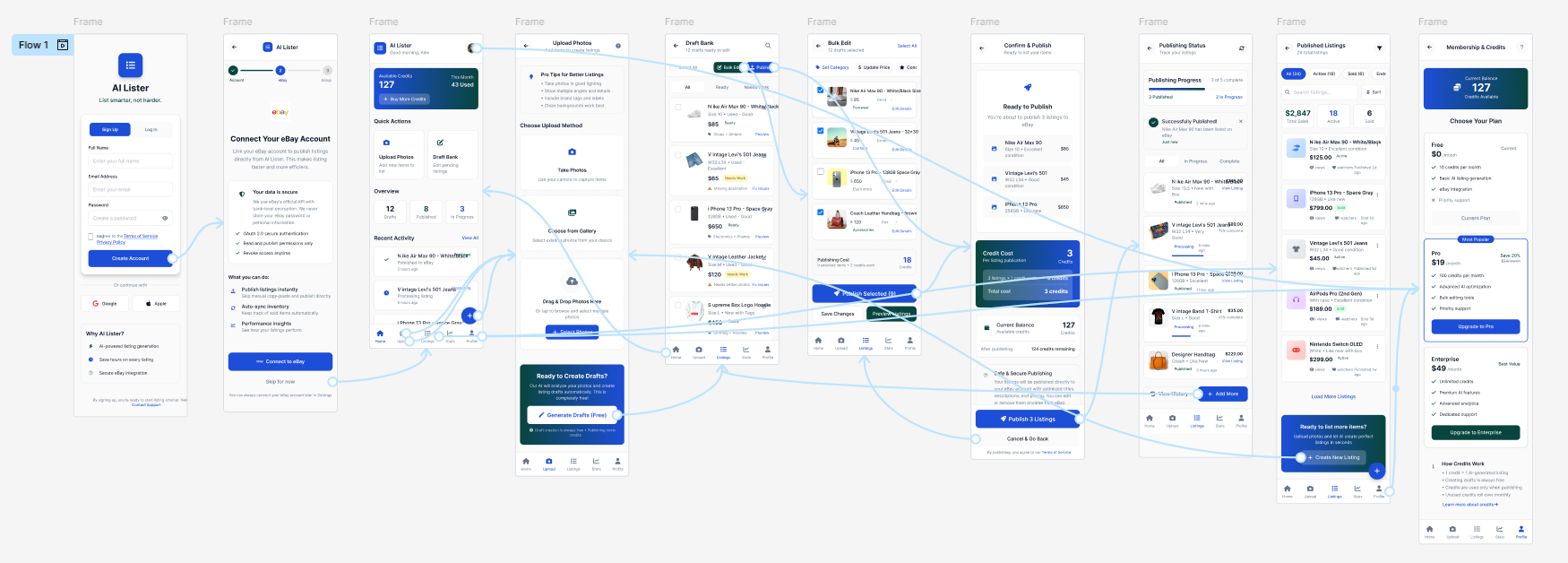 Case Study: Designing AI Lister in UX Pilot 8
