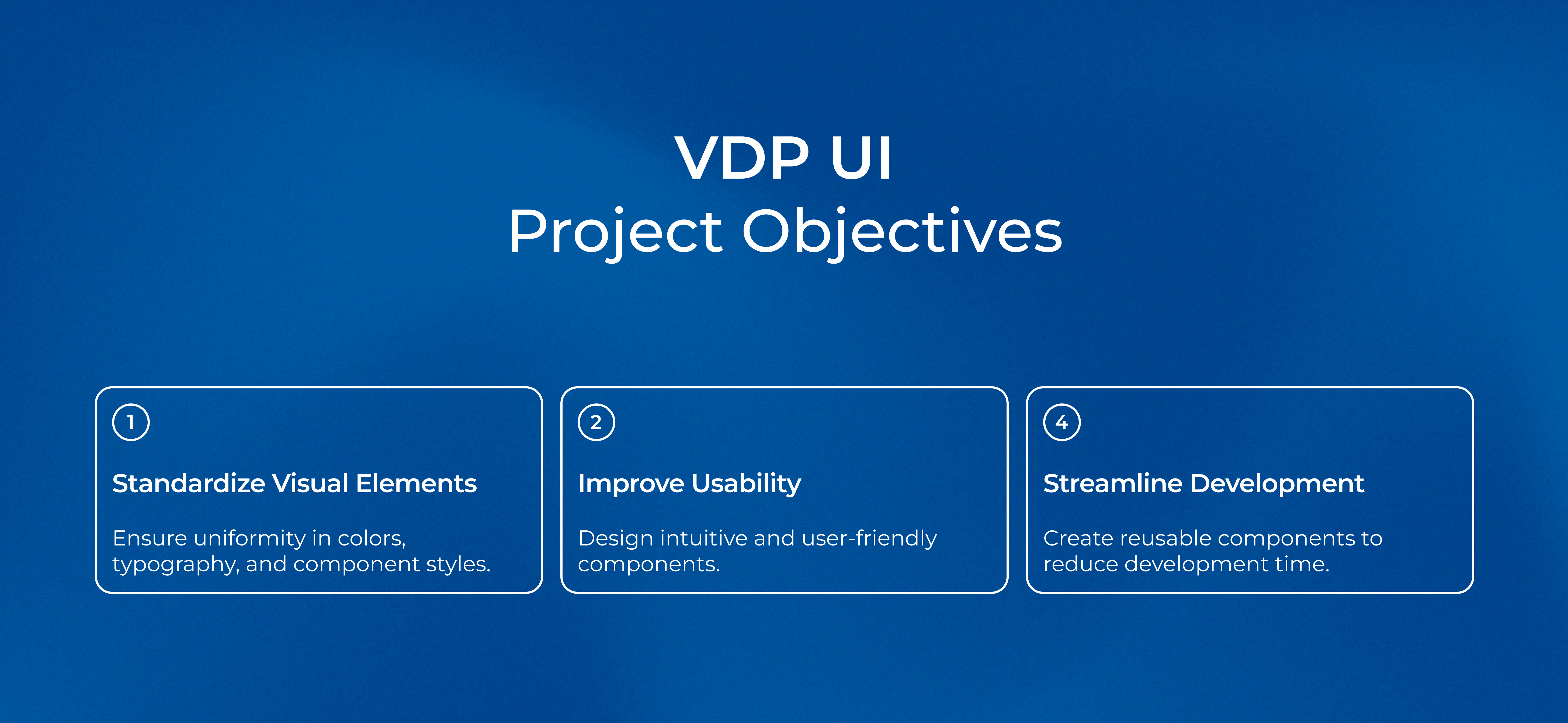 VDP UI: Creating a Design System to assure consistency 6