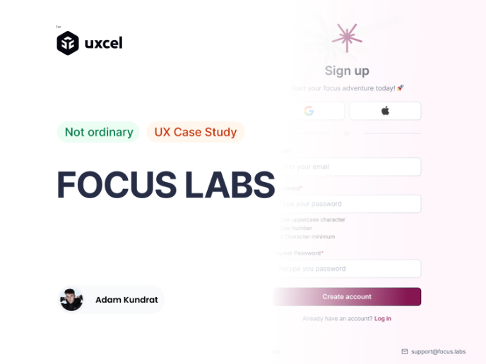 Focus Labs - Accessible Signup Form