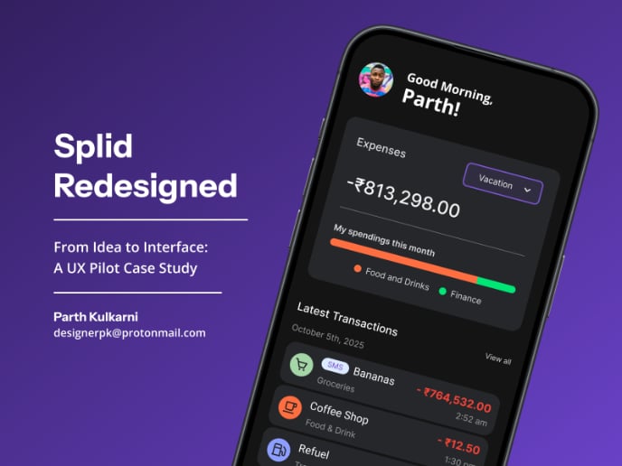 Splid Redesigned (Now in development as GroupTab)