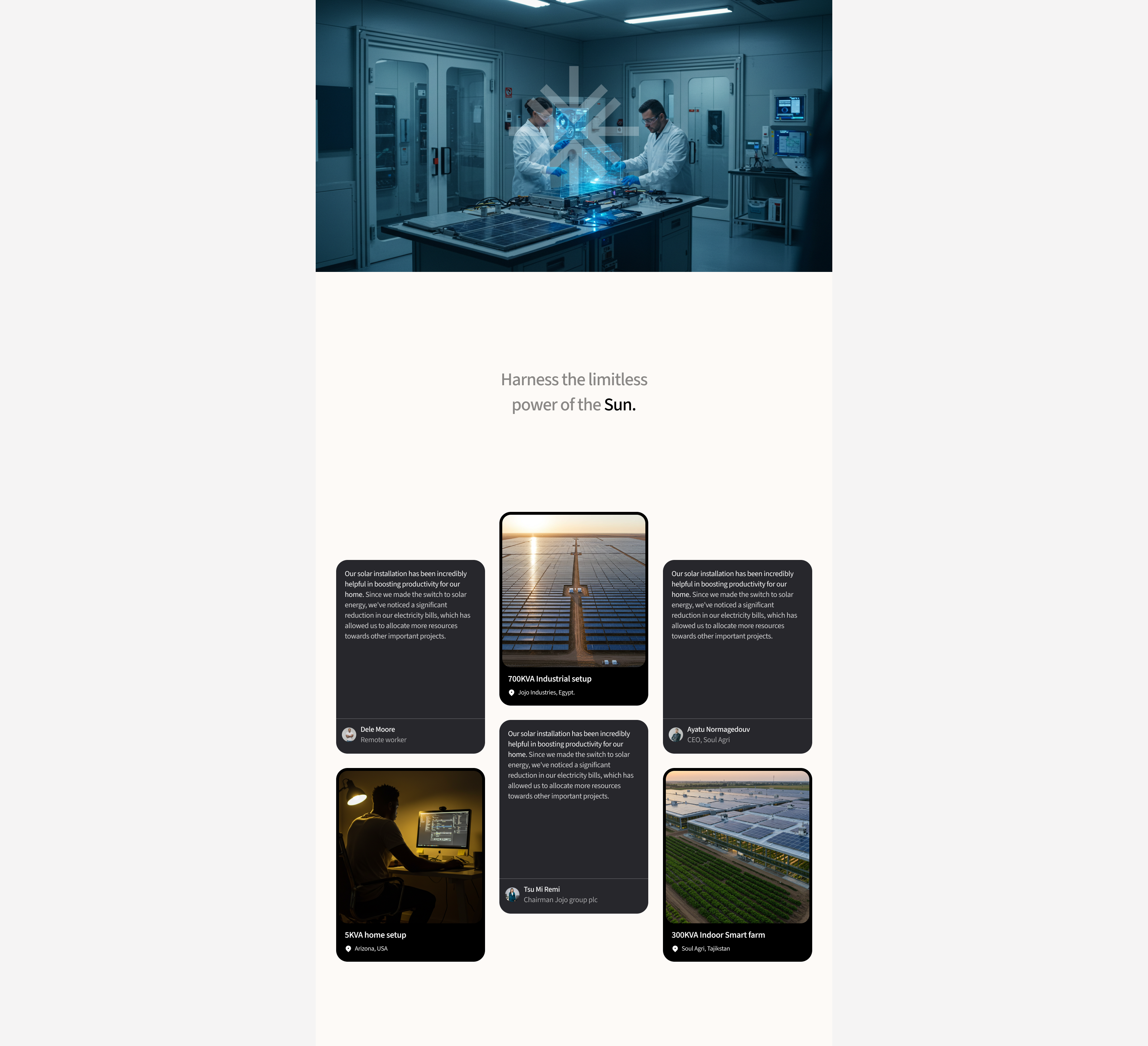 Converg - Website design for a clean energy company 4