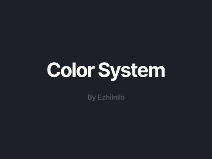 Color System for Work Management Tool