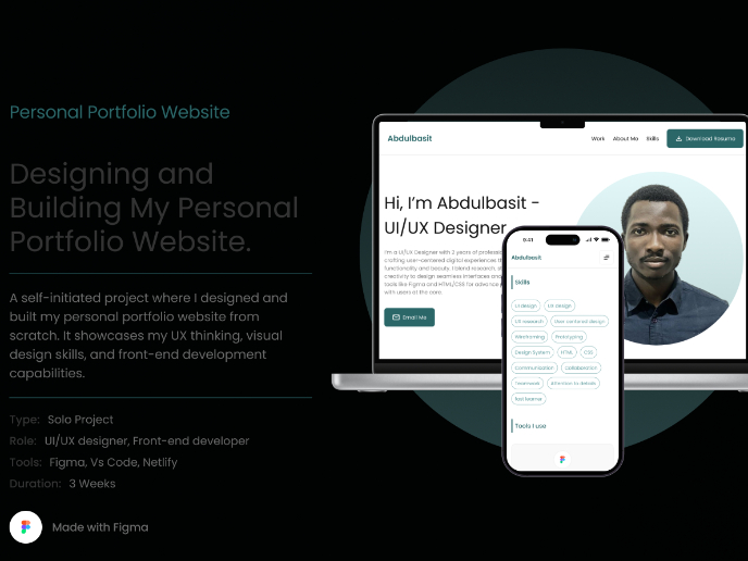 Personal Portfolio Project