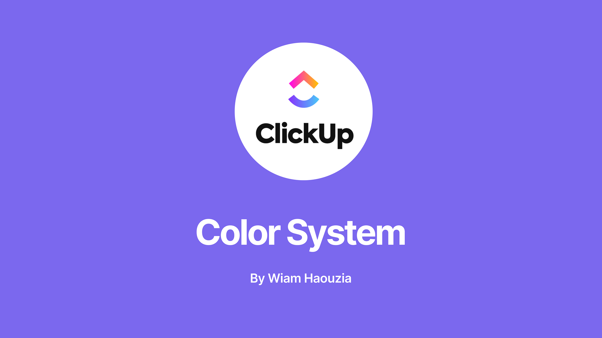 Reimagining ClickUp: A Fresh and Accessible Color System for a Digital Work Management Tool