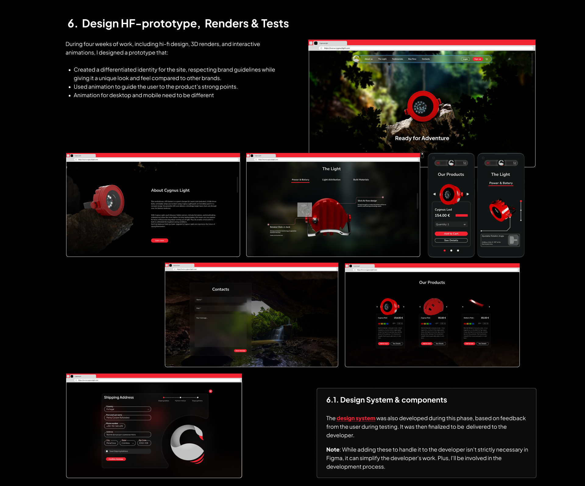 Cygnus Light UX/UI Case Study 7