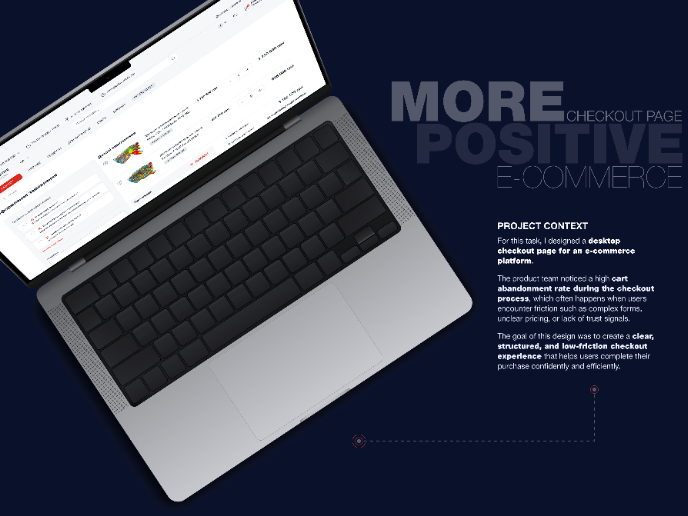 🖥 Desktop Checkout Flow Design