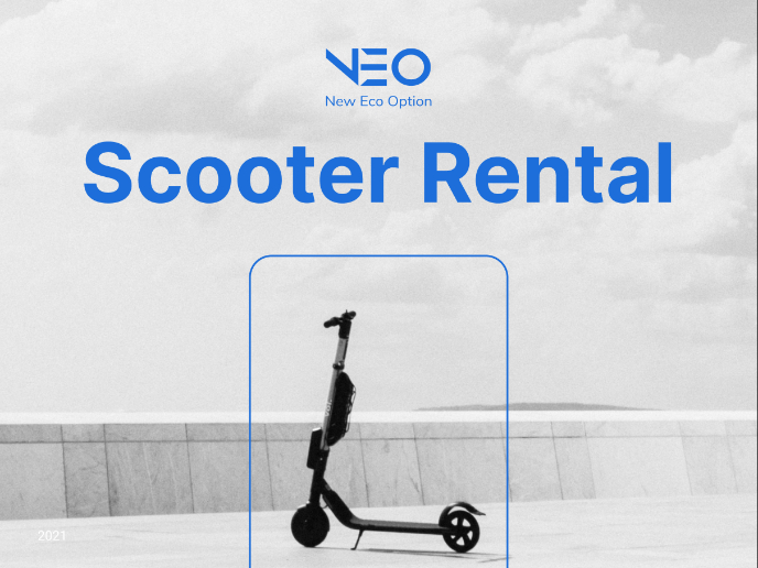 Mobile app for scooter rental