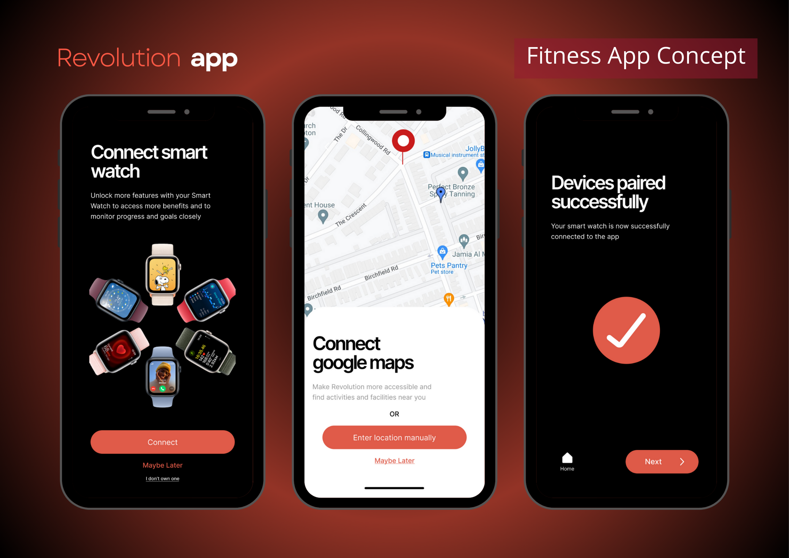 Revolution Fitness - App Design 2
